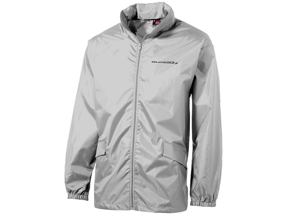 Ветровка Miami мужская с чехлом, серебристый-8