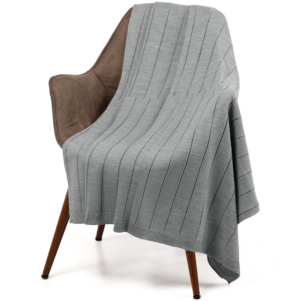 Плед Bambolay, светло-серый-1