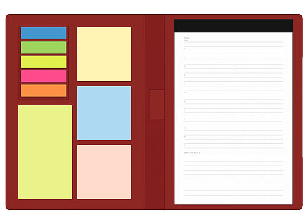 Блокнот А5 Tasmania, Красный-2