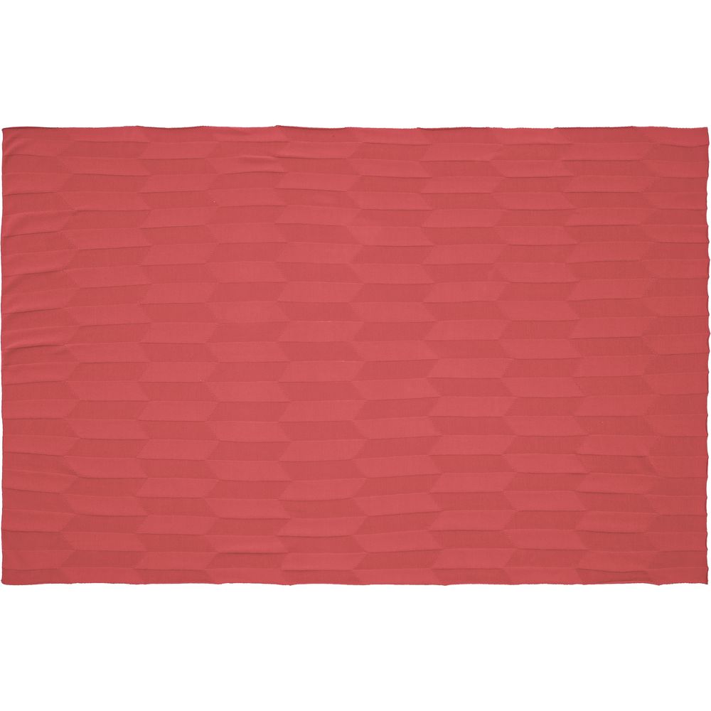 Плед Rombus, темно-розовый (коралл)-2