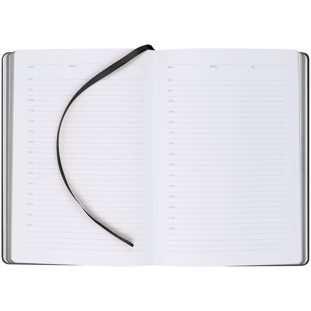 Ежедневник New Factor Metal, черный-2