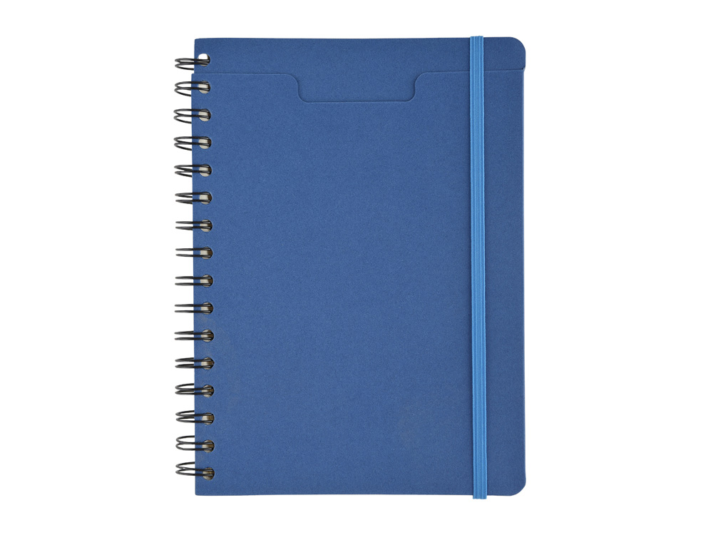 Ежедневник недатированный на гребне А5 Pragmatic, синий-5