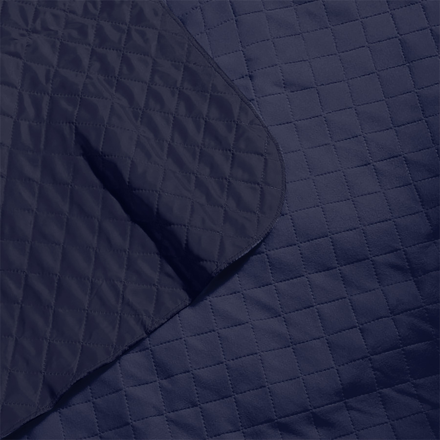 Плед для пикника "Rest"; т.синий; 115 х 140 см; двухсторонний материал флис 150 гр/м2+оксфорд  210 T, темно-синий-2