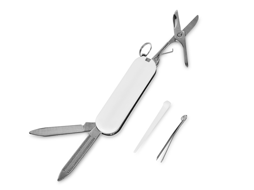 Мультитул-брелок 5-в-1 Pinny, белый-0