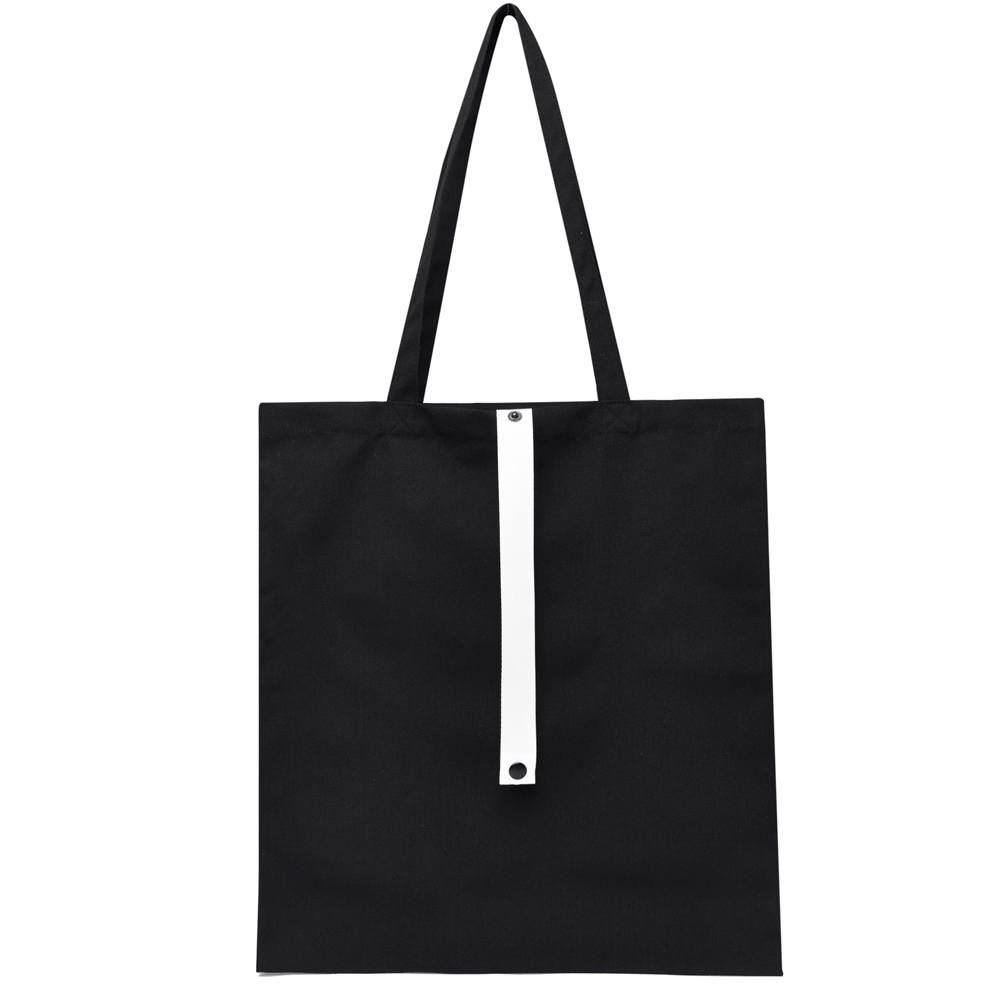 Сумка для покупок Rock’n’ROLL 260 г/м², Чёрный/белый-3