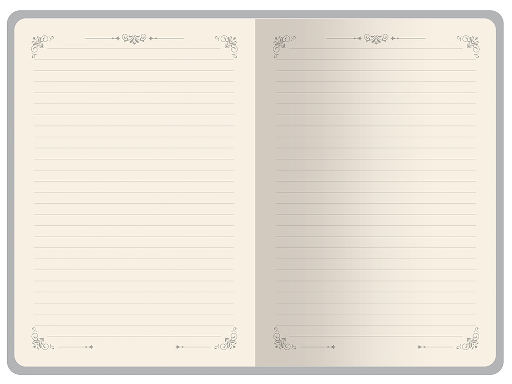 Ежедневник недатированный А5 Royal, коричневый с бронзовым срезом-6