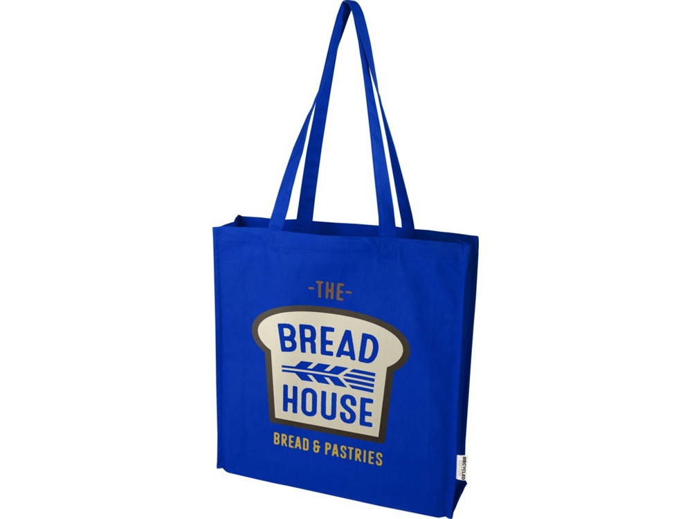 Florida эко-сумка с ластовицей плотностью 270 г/м² - Ярко-синий-5