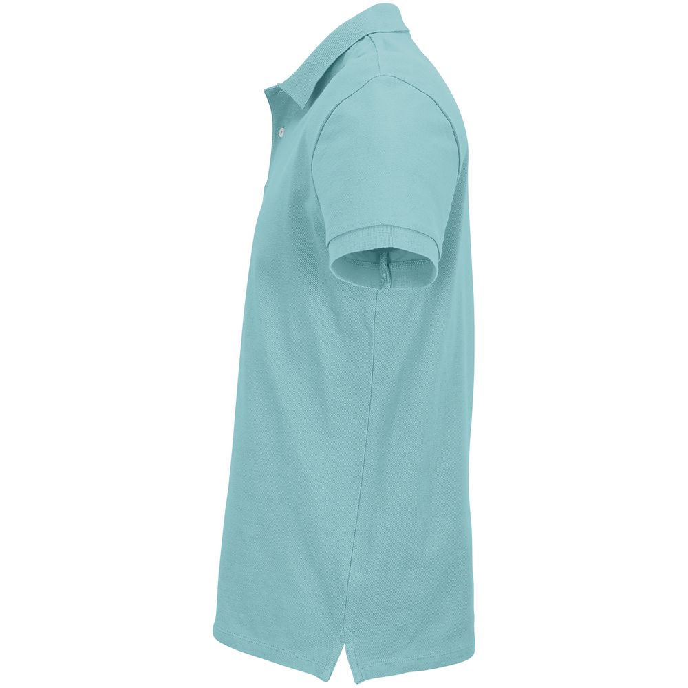 Рубашка поло унисекс Pacific, голубая (морская волна)-2