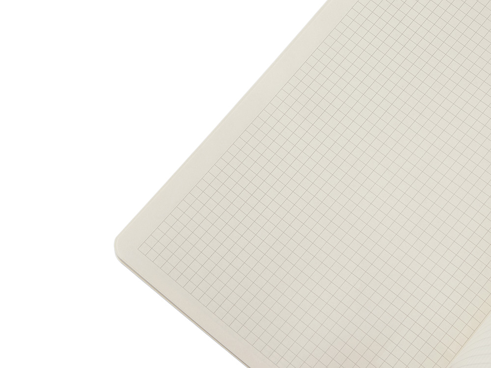 Блокнот в гибкой обложке A5 Виспи 2.0 в клетку, темно-синий-4