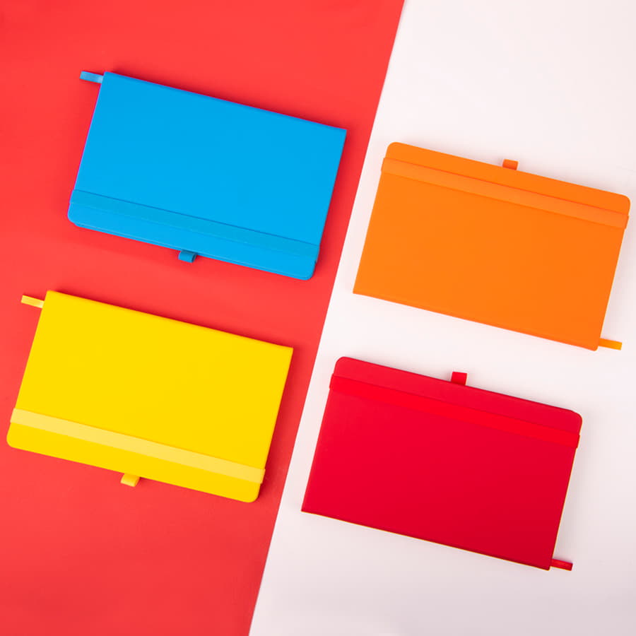 Бизнес-блокнот А5 FLIPPY, формат А5, в линейку, желтый-3