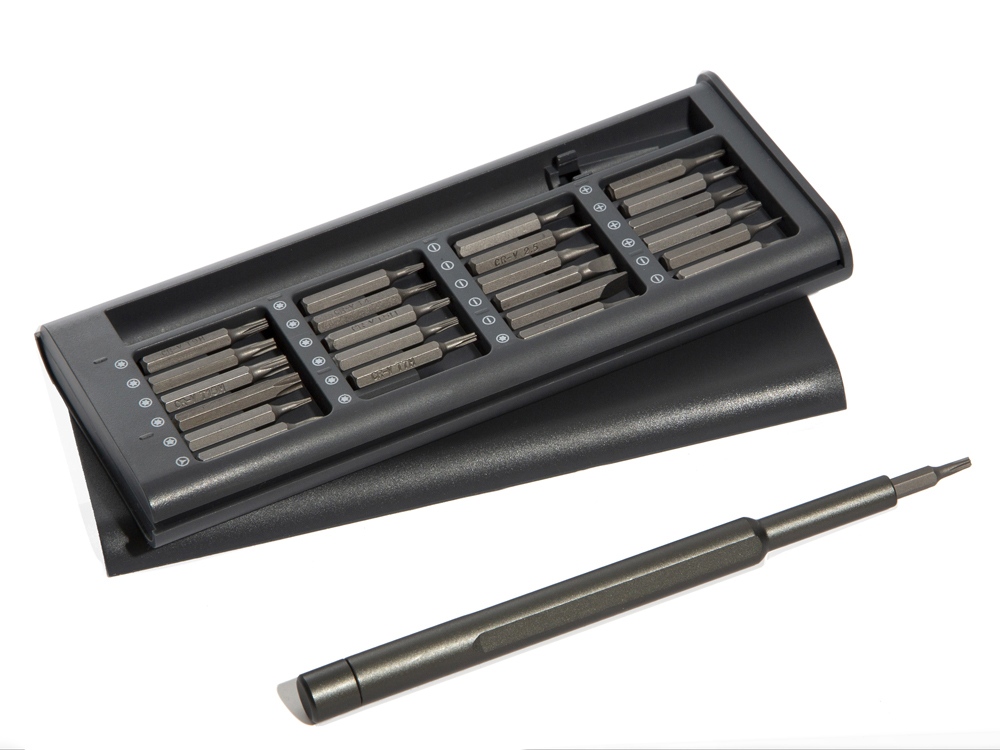 Набор отверток 24-в-1 Everybit lite, серый-0