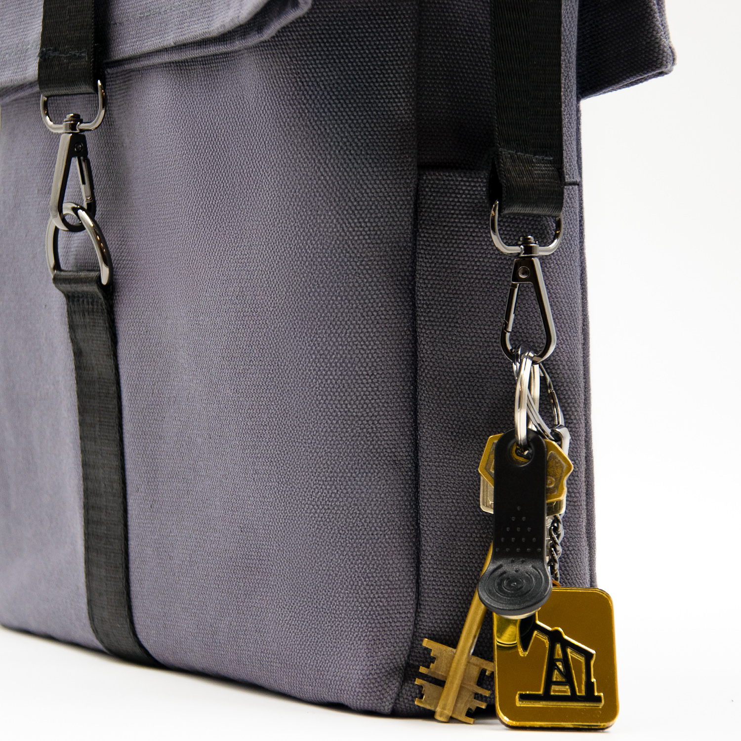 Шоппер Superbag Companion (серый с черным)-4