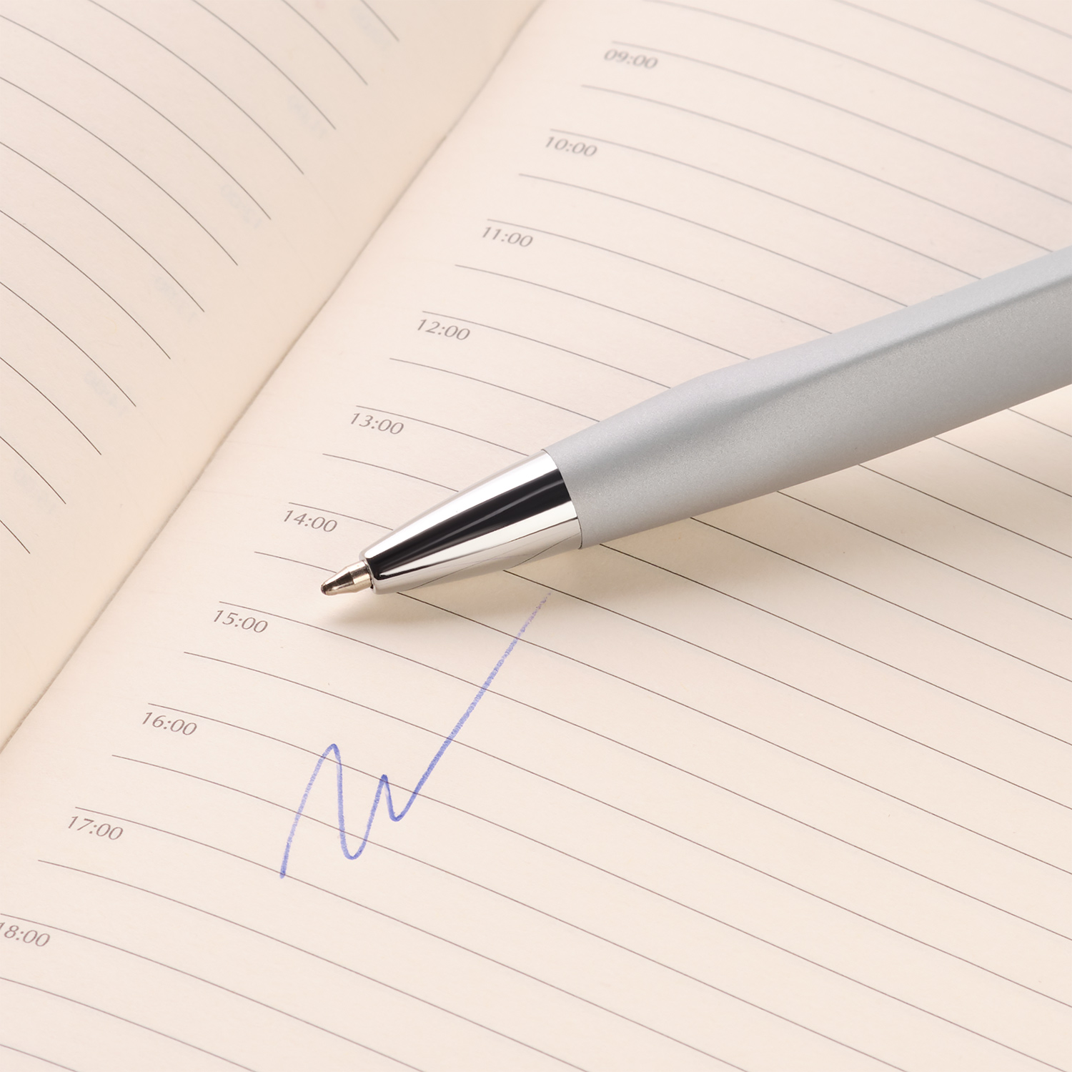 Шариковая ручка Pyramid NEO, серебро-3