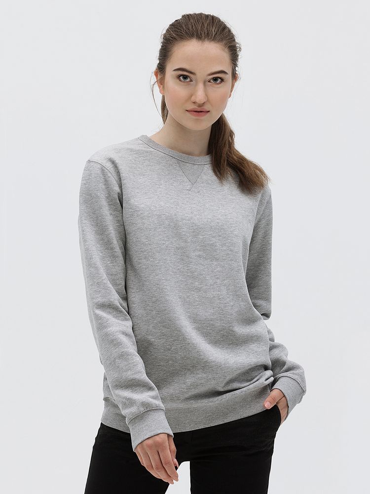 Толстовка унисекс Sully, серый меланж-4