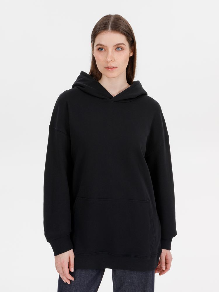 Худи оверсайз унисекс Outshine, черное-5
