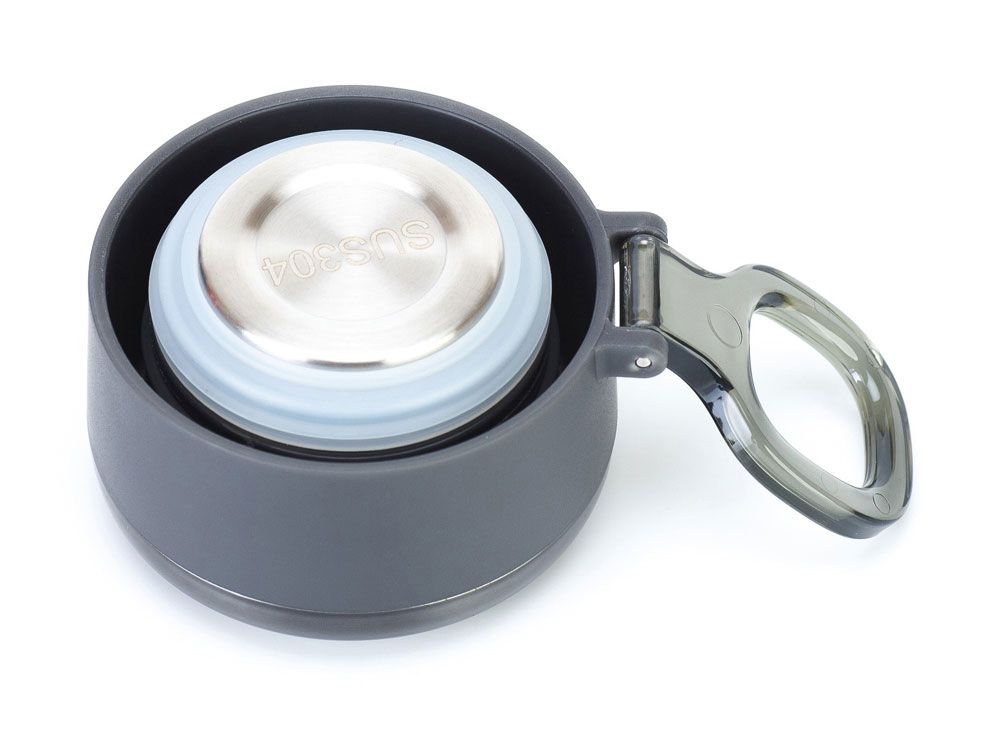 Термокружка Stinger, 0,42 л, сталь/пластик, чёрный глянцевый, 7,5 х 6,9 х 22,2 см-2