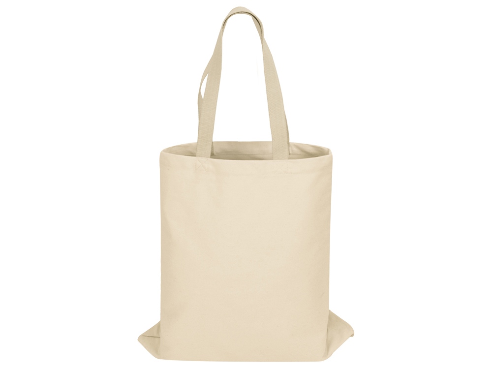 Сумка для шопинга Steady из хлопка с парусиновыми ручками, 260 г/м2, натуральный-2