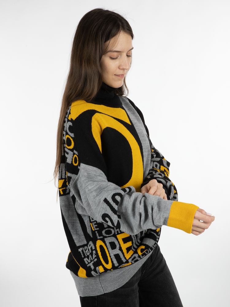 Свитер оверсайз на заказ Tricksy Net, полушерсть-5