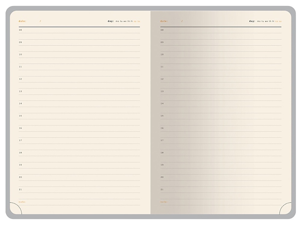 Ежедневник недатированный А5 Parliament, черный-1