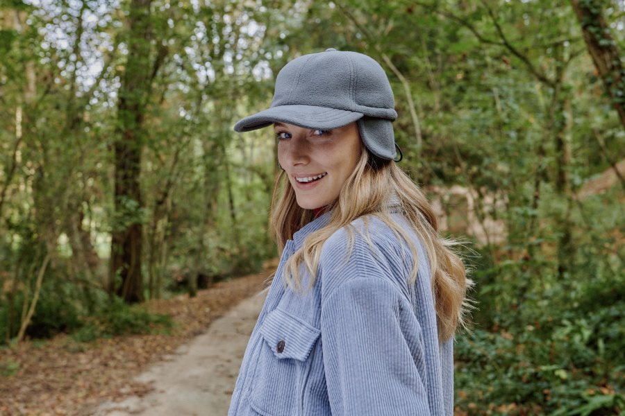 Бейсболка SNOW FLAP STOPPER-S, темно-синий-3