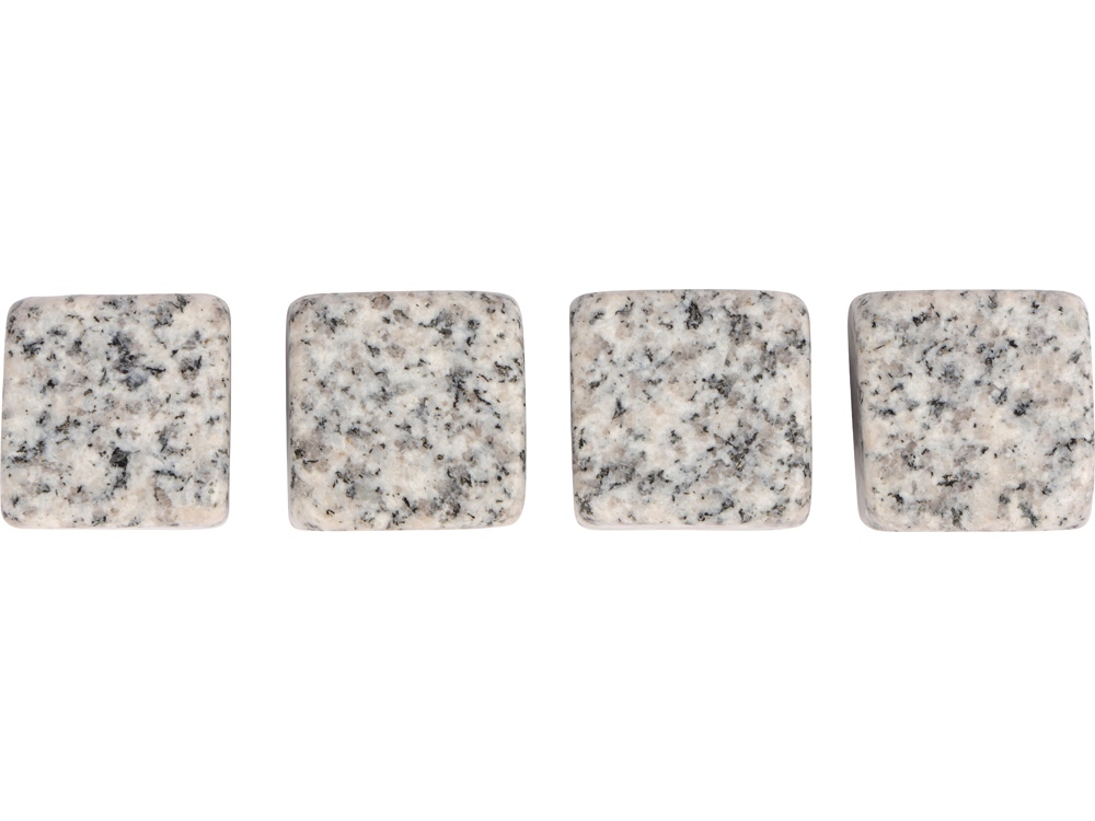 Камни для виски Gentleman в бархатном мешочке, 4 шт, серый-2