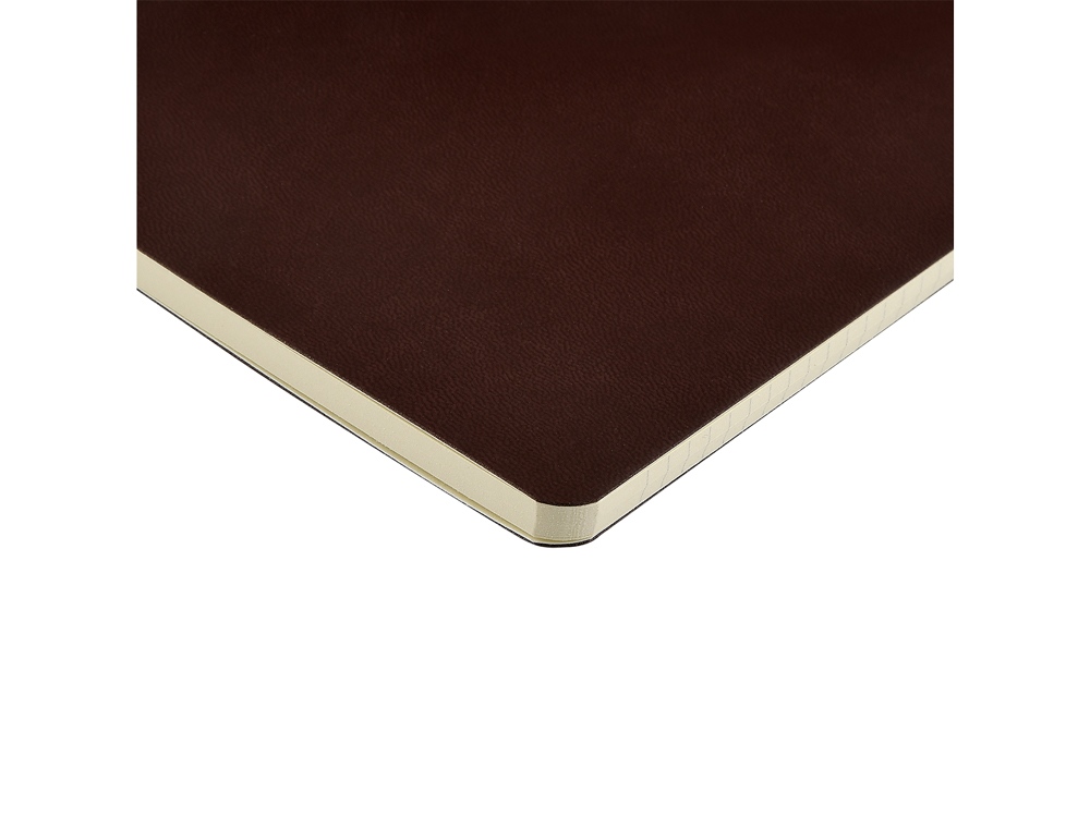 Бизнес тетрадь А5 Megapolis flex 60 л. soft touch клетка, коричневый-3