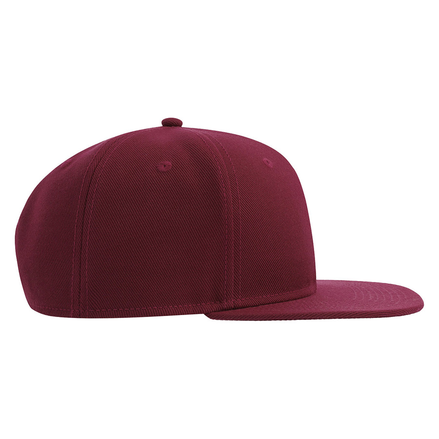 Бейсболка SNAP BACK-S, 6 клиньев, пластиковая застежка, темно-красный-9