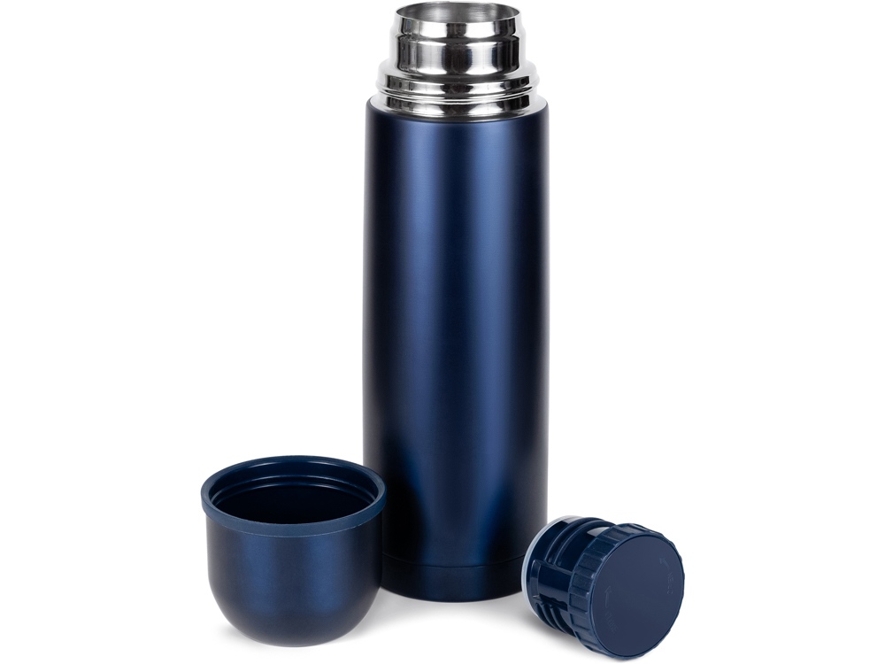 Термос Relaxika 101 (0,75 литра), темно-синий (без лого)-5