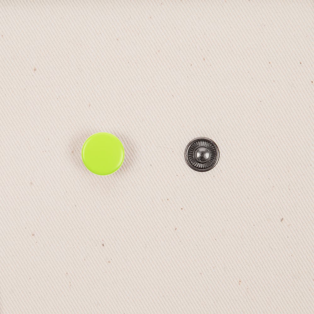 Кнопка Clavis, M, желтый неон-3