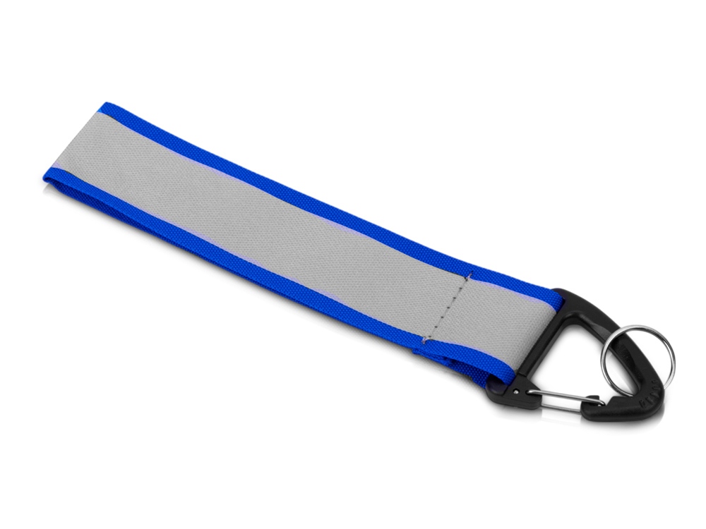 Светоотражающий брелок Reflector, серебристый/синий-0