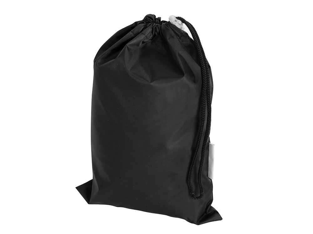 Короткий дождевик Tornado со светоотражающими элементами, черный-8