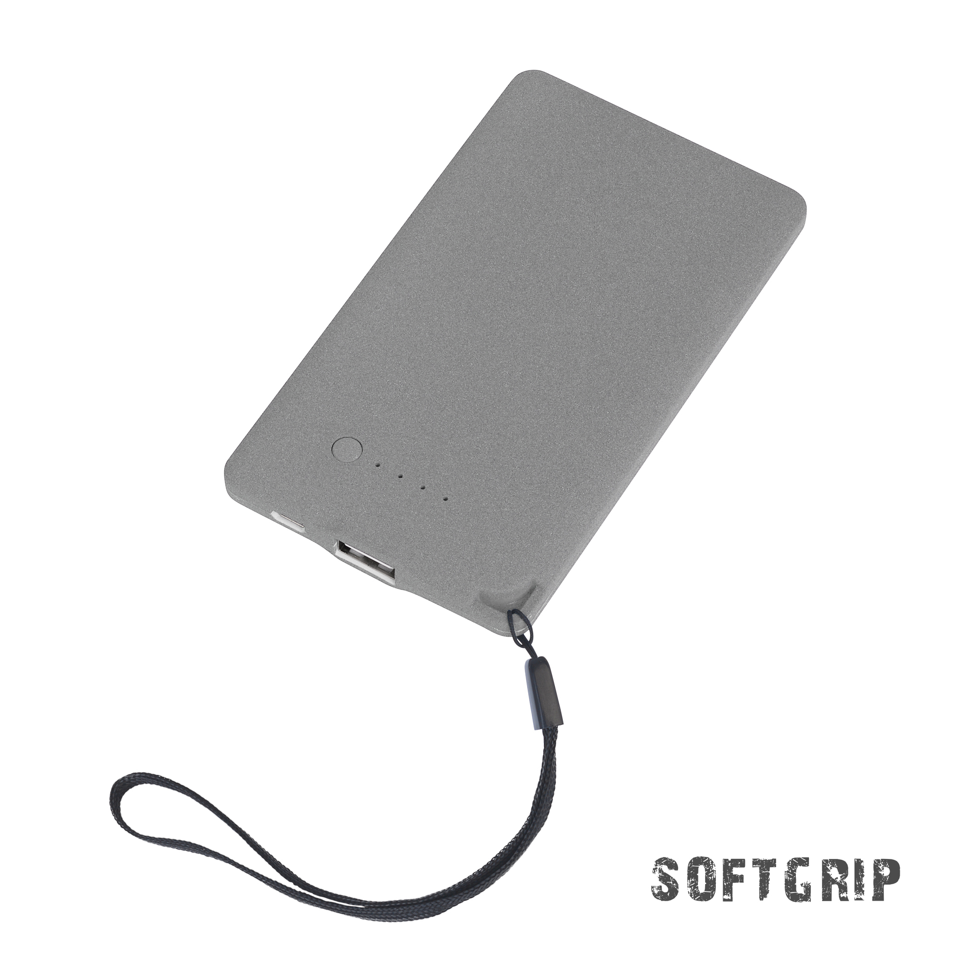 Зарядное устройство "Камень" с покрытием soft grip, 4000 mAh в подарочной коробке, черный #-0