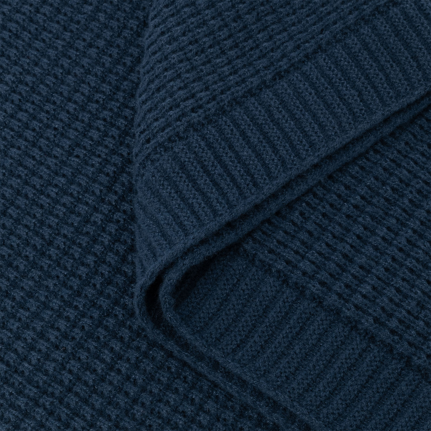 Плед Malta Soft вязаный, 160*90 см, синий-2