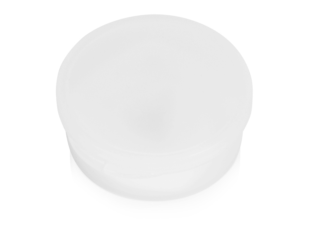 Силиконовая трубочка Fresh в пластиковом кейсе, белый-1