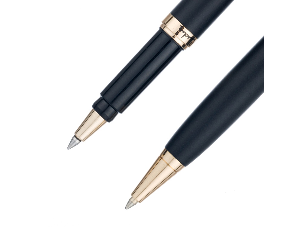 Набор Pierre Cardin PEN&PEN: ручка шариковая + роллер. Цвет - черный. Упаковка Е.-7