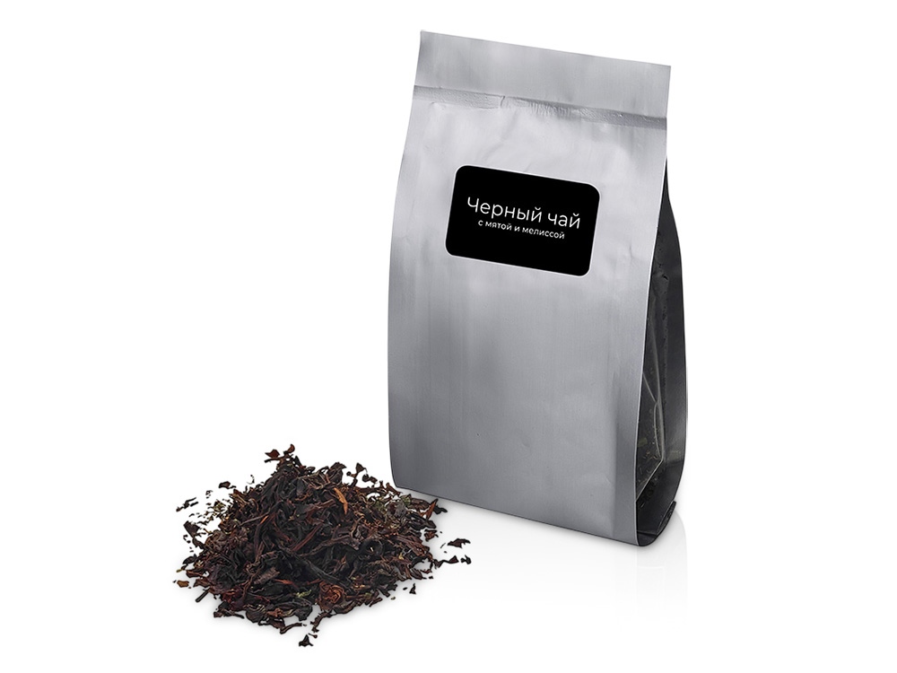 Чай черный с мятой и мелиссой, 50 г, серия Herbalis-0