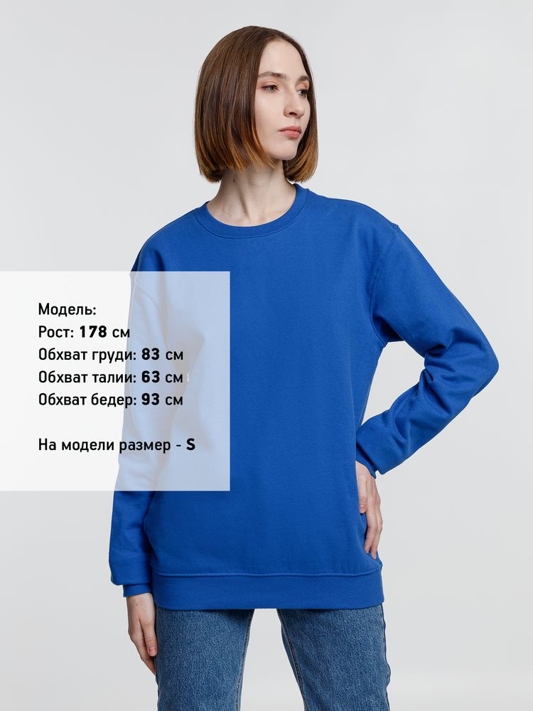 Свитшот унисекс Columbia, ярко-синий-5