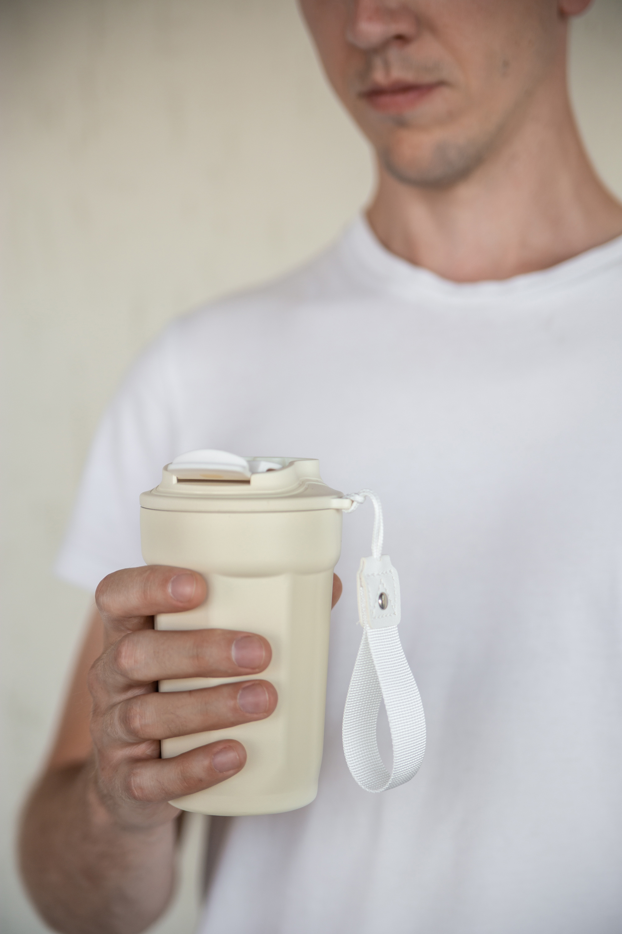 Термостакан TEDGE (слоновая кость)-11