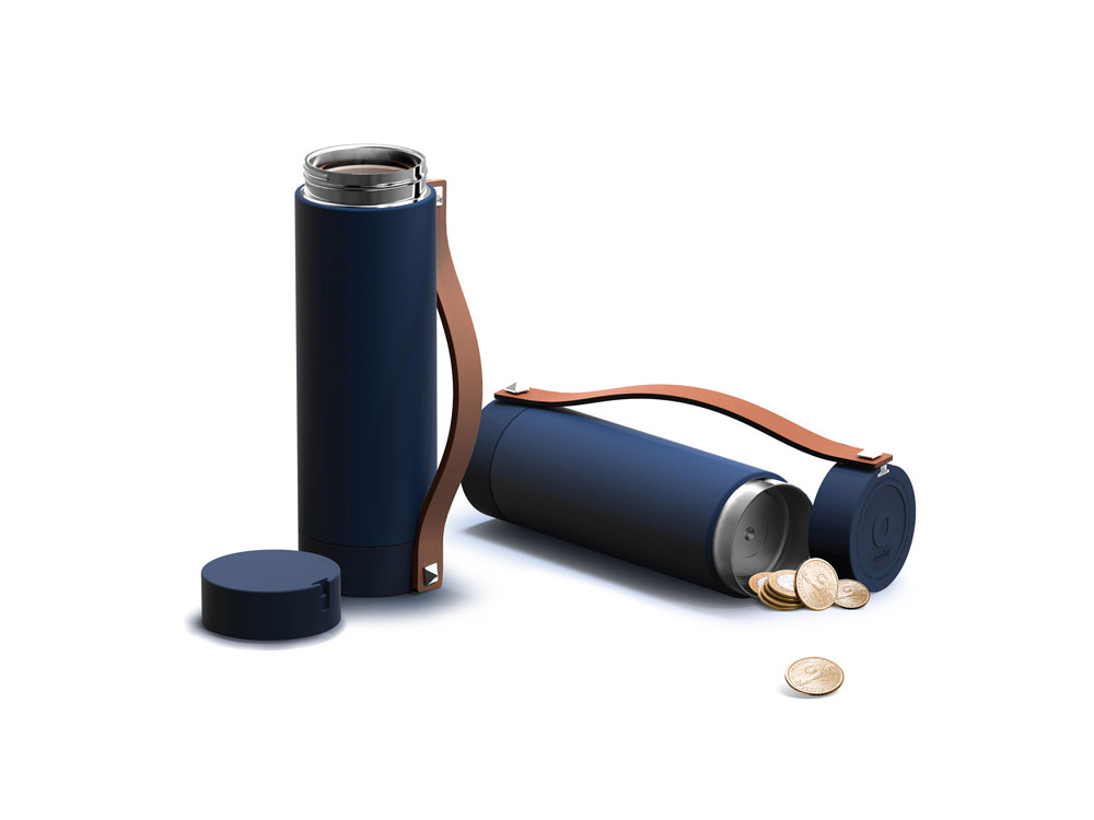 Термос CLUTCH N GO, синий-1