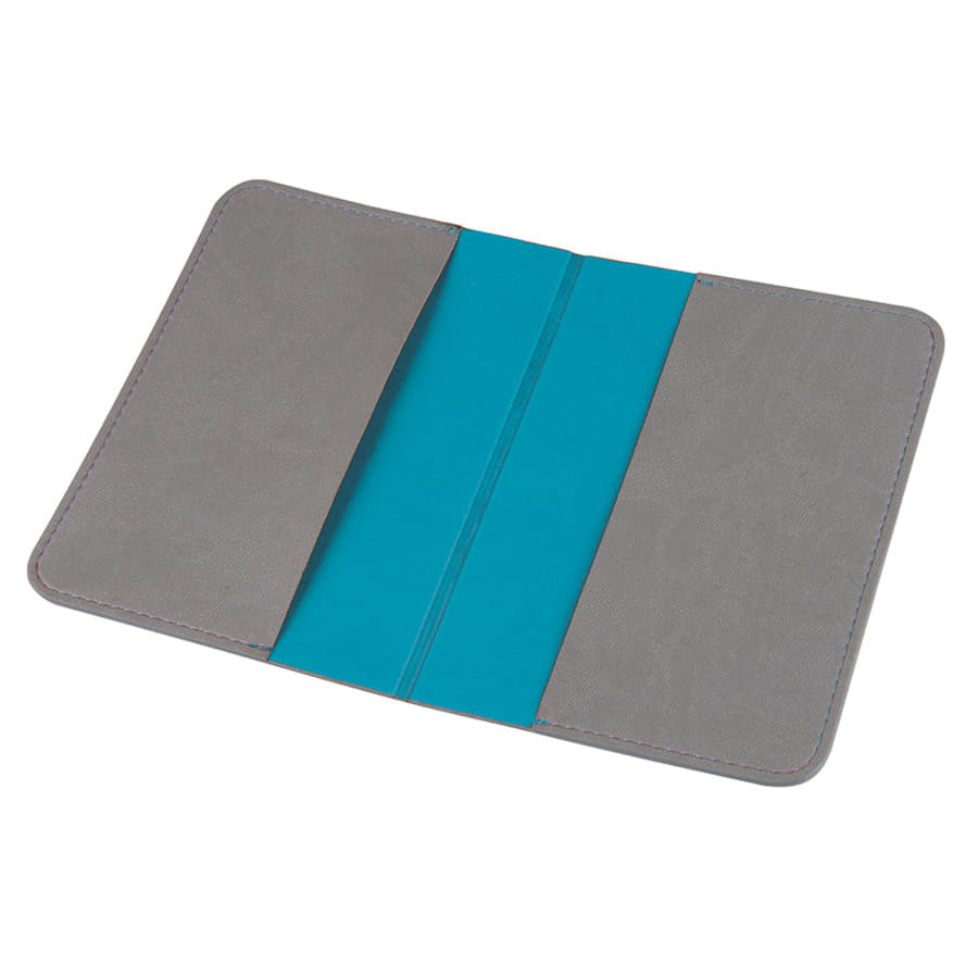 Обложка для паспорта  IMPRESSION, коллекция ITEMS, голубой-1