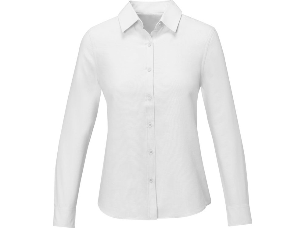 Pollux Женская рубашка с длинным рукавом, белый-3