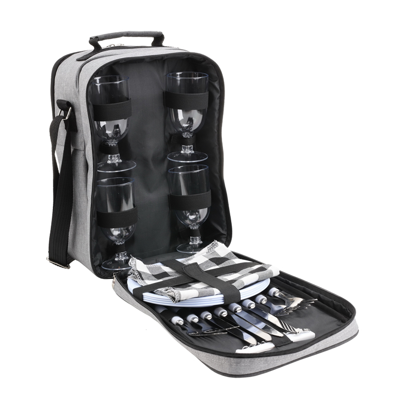 Набор для пикника "Эквадор" на 4 персоны с холодильным отделением-0