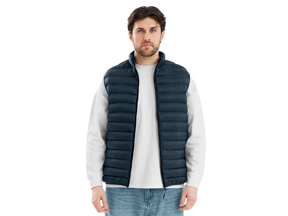 Стеганый жилет Uniqloud, темно-синий-0