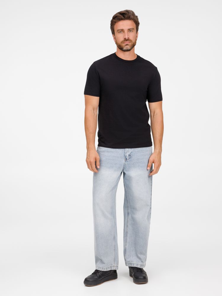 Футболка унисекс T-Bolka 180, черная-6