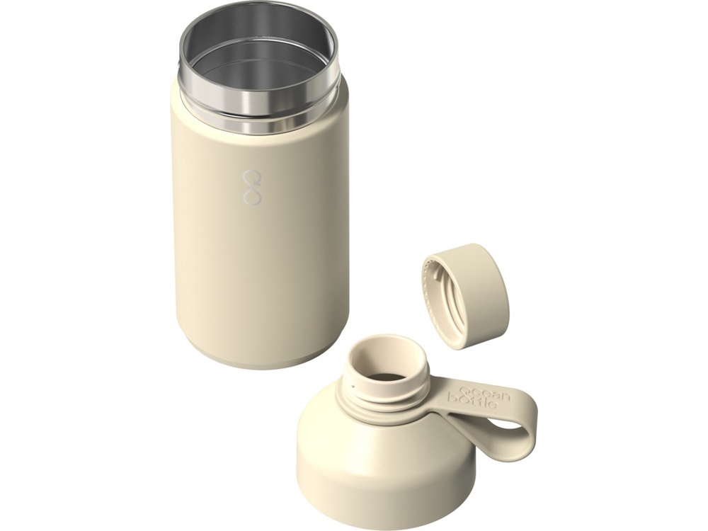 Бутылка для воды Ocean Bottle с вакуумной изоляцией объемом 750 мл, песочный-3