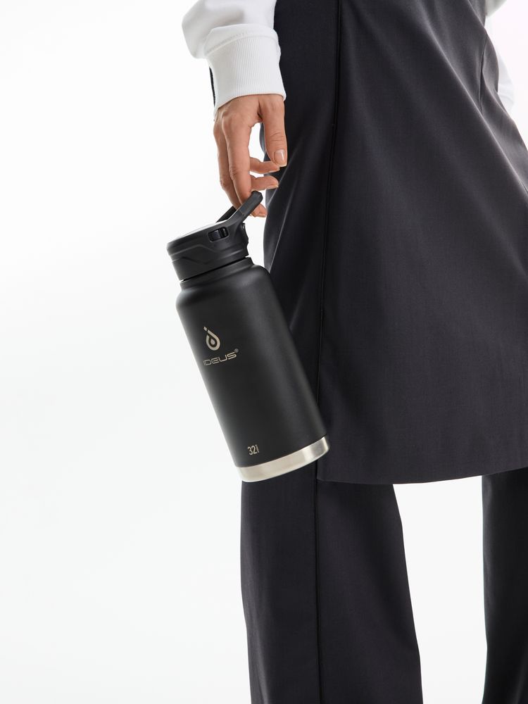 Термобутылка Fujisan XL 2.0, черная-7