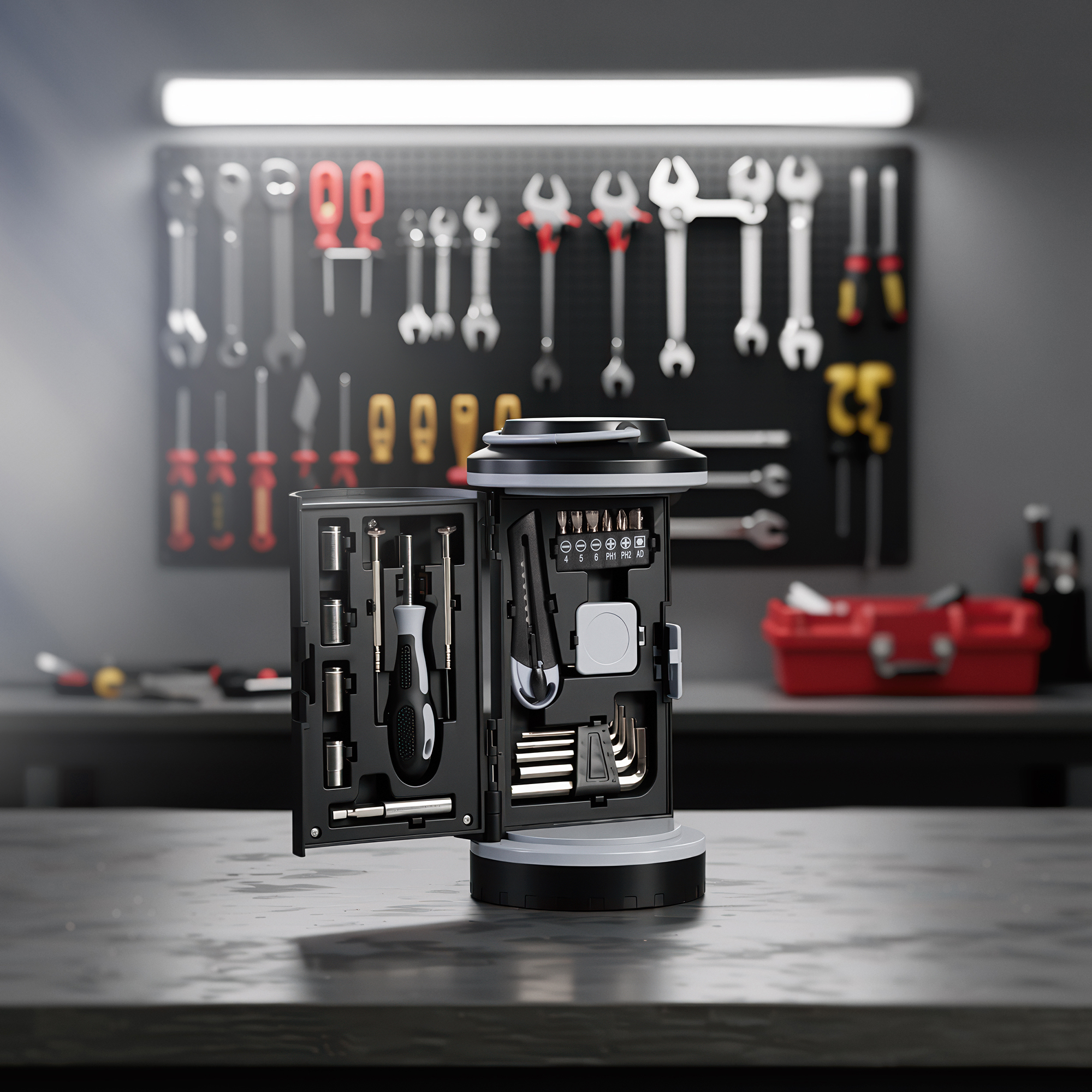 Набор инструментов "Pod" с фонарем-1