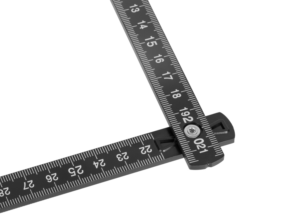 Складная линейка длиной 2 м Plank, черный-4