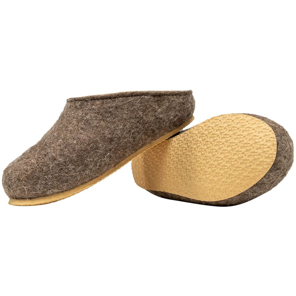 Домашние валенки Step, серо-коричневые (натуральные)-4