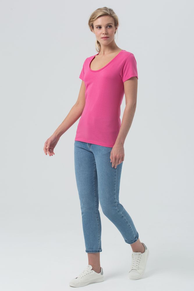 Футболка женская Metropolitan, ярко-розовая-3